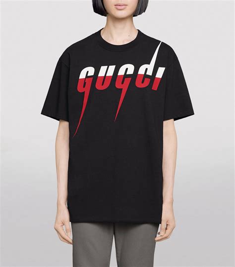 gucci blade t shirt replica|gucci blade print t shirt.